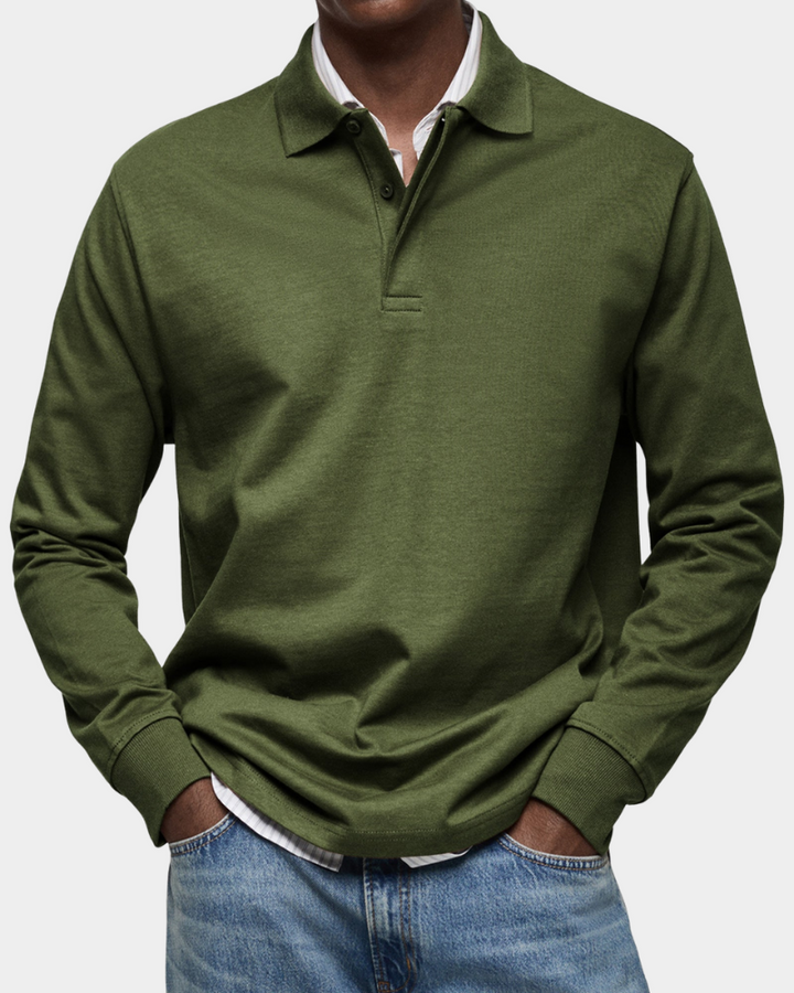 CHARLES | CLASSIC LONG-SLEEVE POLO