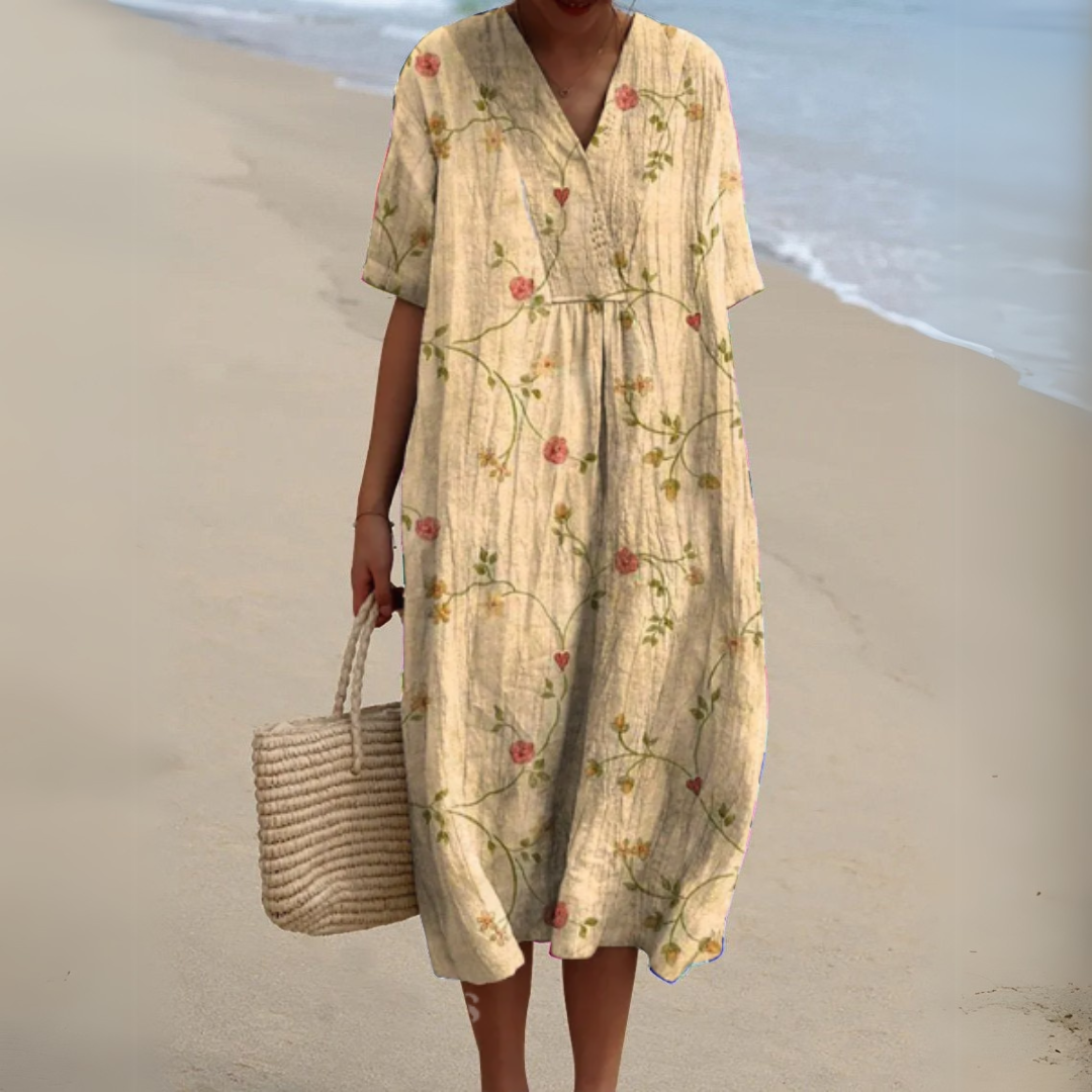 ROSALIE | ELEGANT FLORAL DRESS