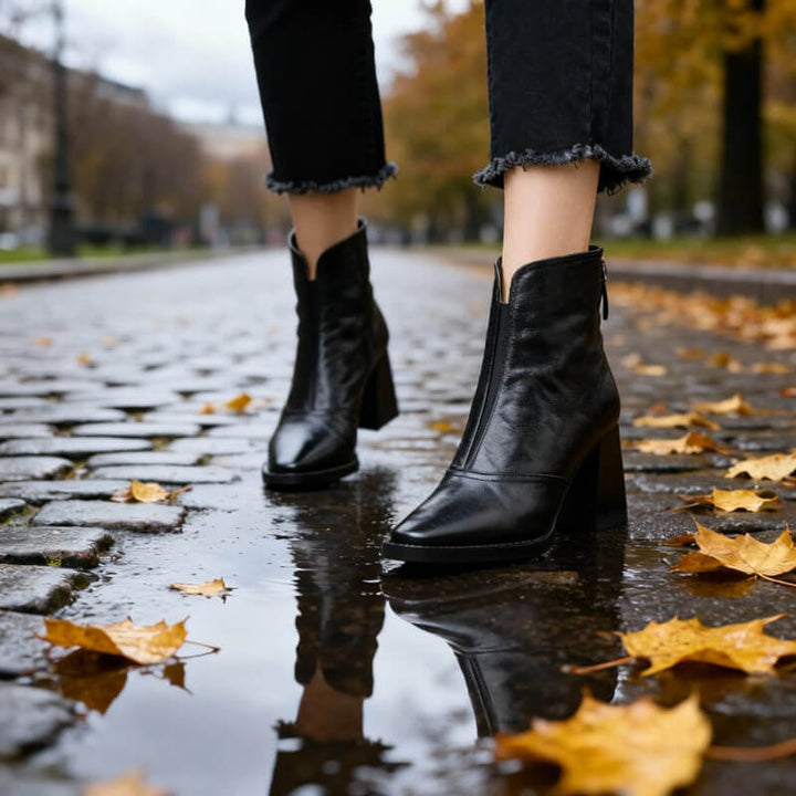 VIVIEN | ELEGANT HEELED ANKLE BOOTS