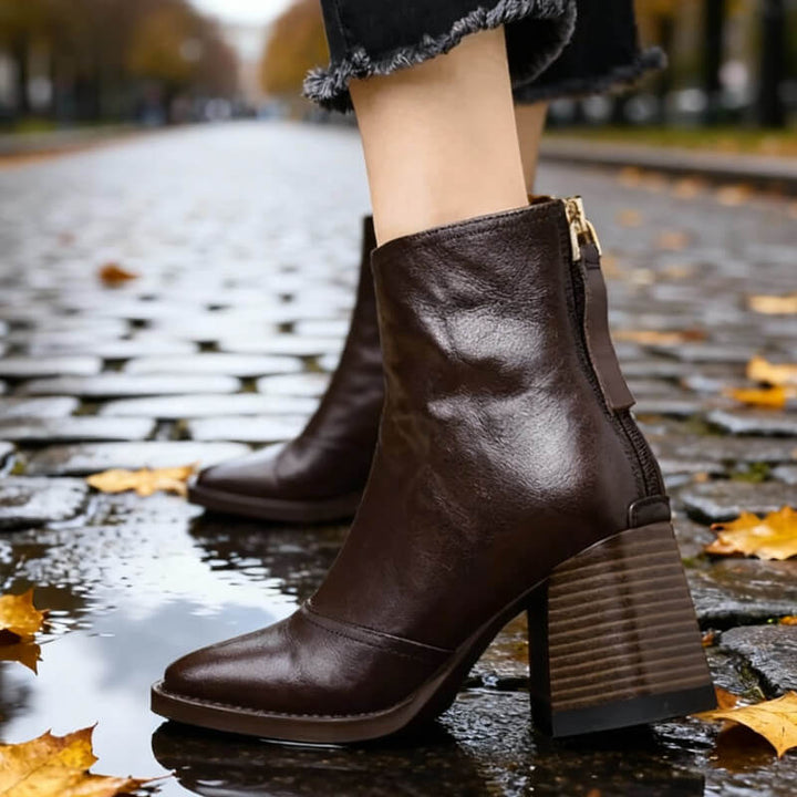 VIVIEN | ELEGANT HEELED ANKLE BOOTS