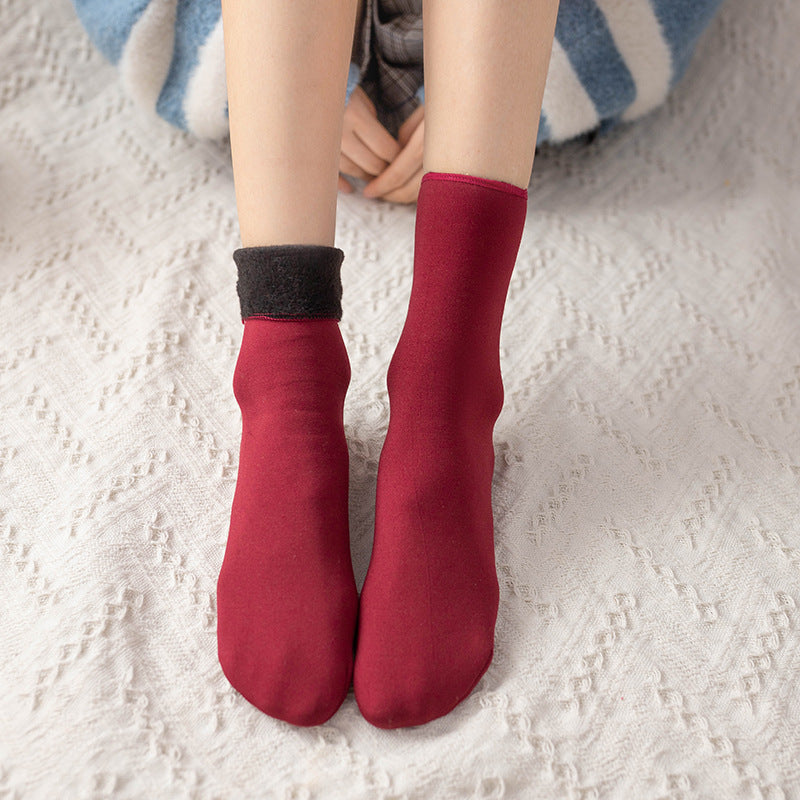FLEECE-LINED THERMAL WINTER SOCKS