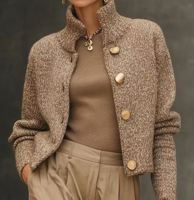 TABITHA | BUTTON-FRONT KNIT CARDIGAN