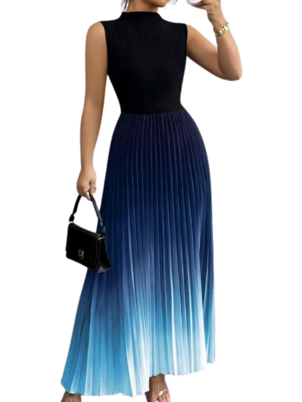 AURORA | ELEGANT OMBRE SLEEVELESS EVENING DRESS