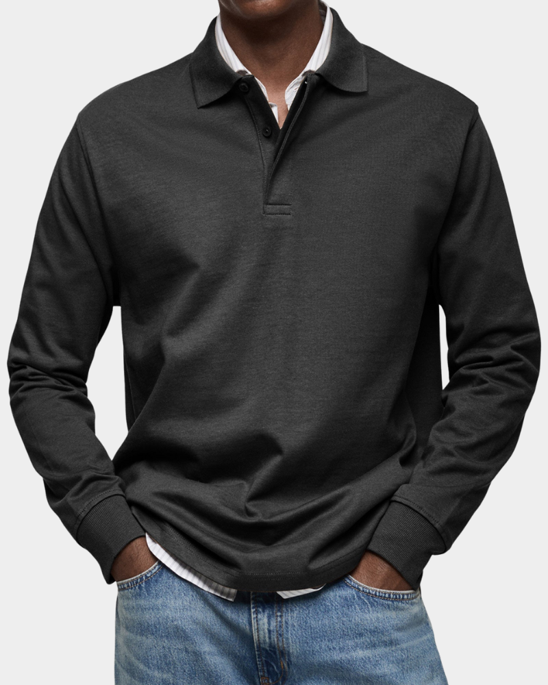 CHARLES | CLASSIC LONG-SLEEVE POLO