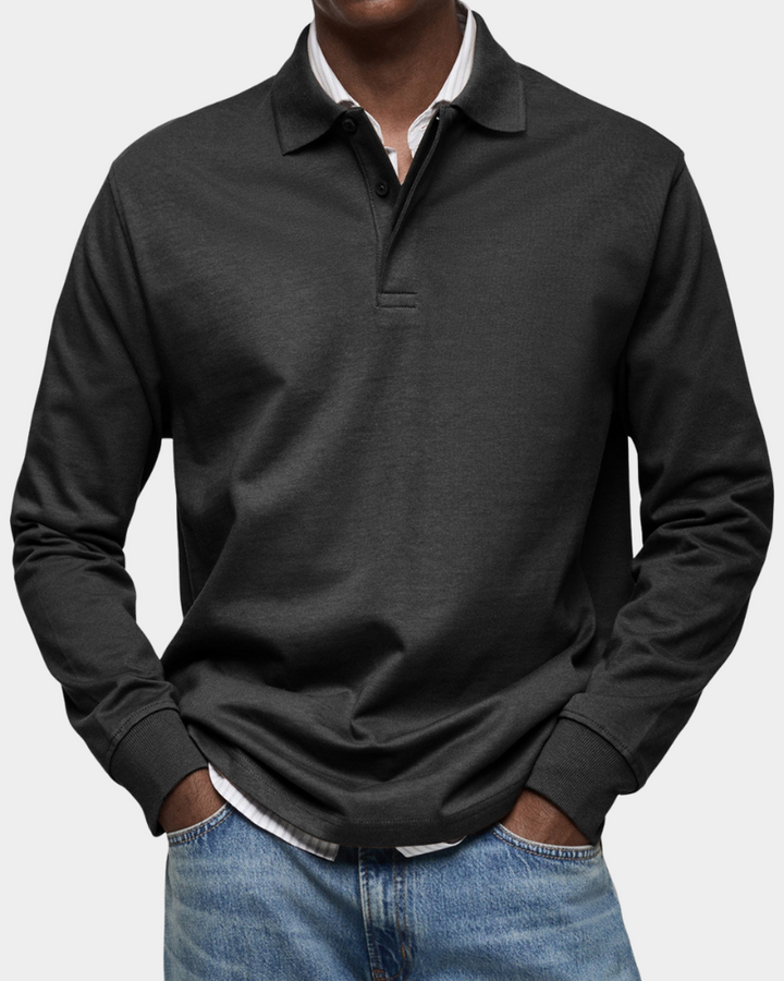 CHARLES | CLASSIC LONG-SLEEVE POLO