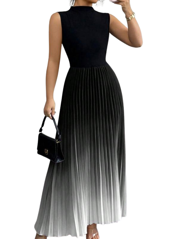 AURORA | ELEGANT OMBRE SLEEVELESS EVENING DRESS