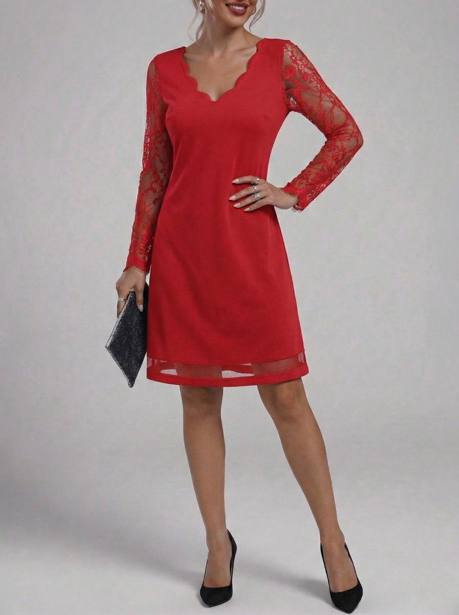 GENEVIEVE | ELEGANT LACE DRESS