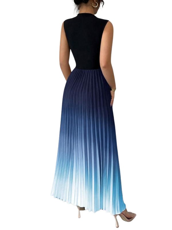 AURORA | ELEGANT OMBRE SLEEVELESS EVENING DRESS