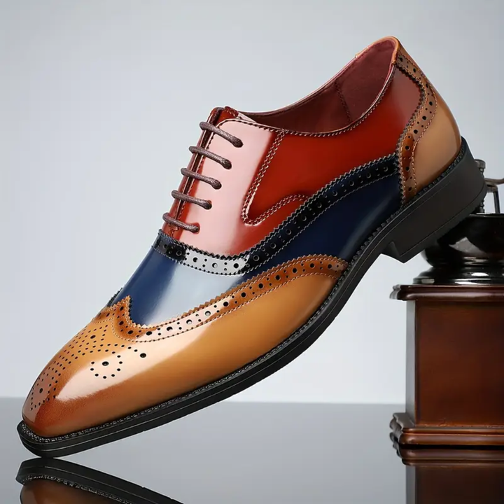 EDMUND | COLOURBLOCK ORTHOPAEDIC BROGUES