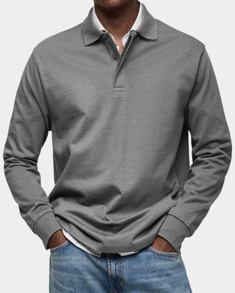 CHARLES | CLASSIC LONG-SLEEVE POLO