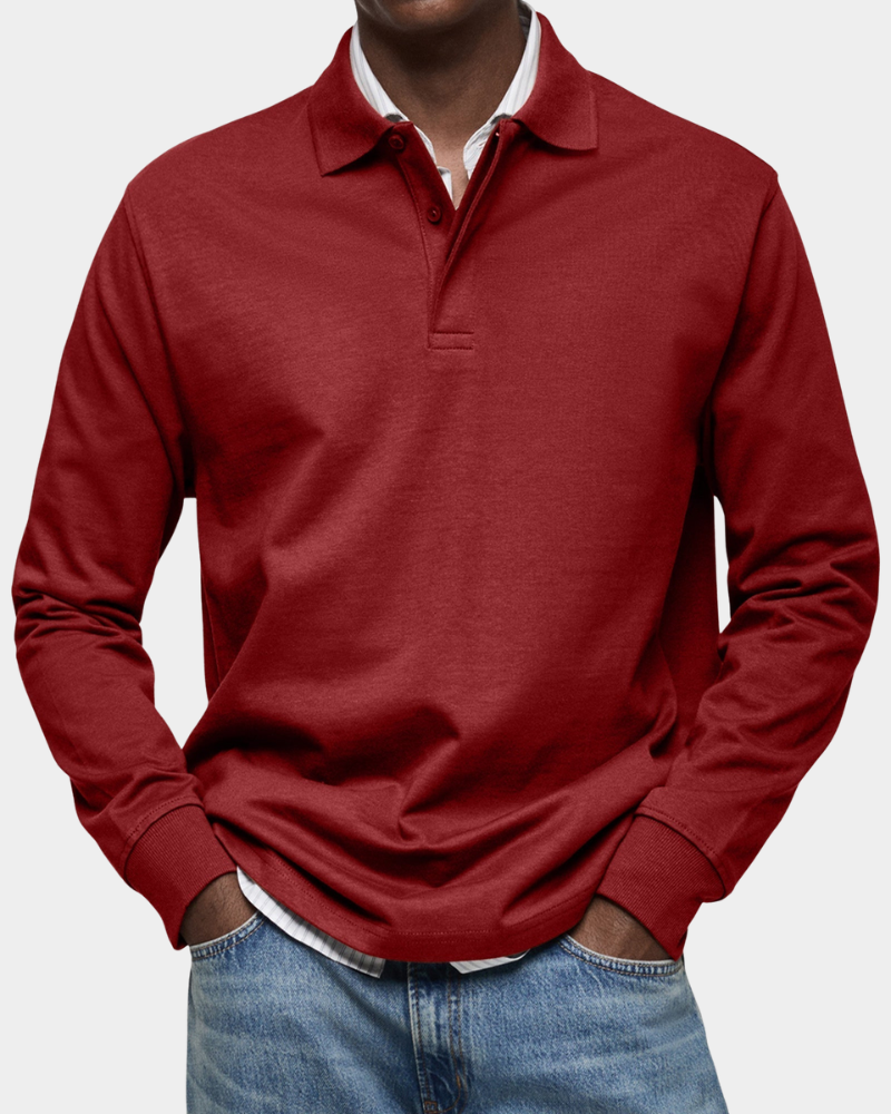 CHARLES | CLASSIC LONG-SLEEVE POLO