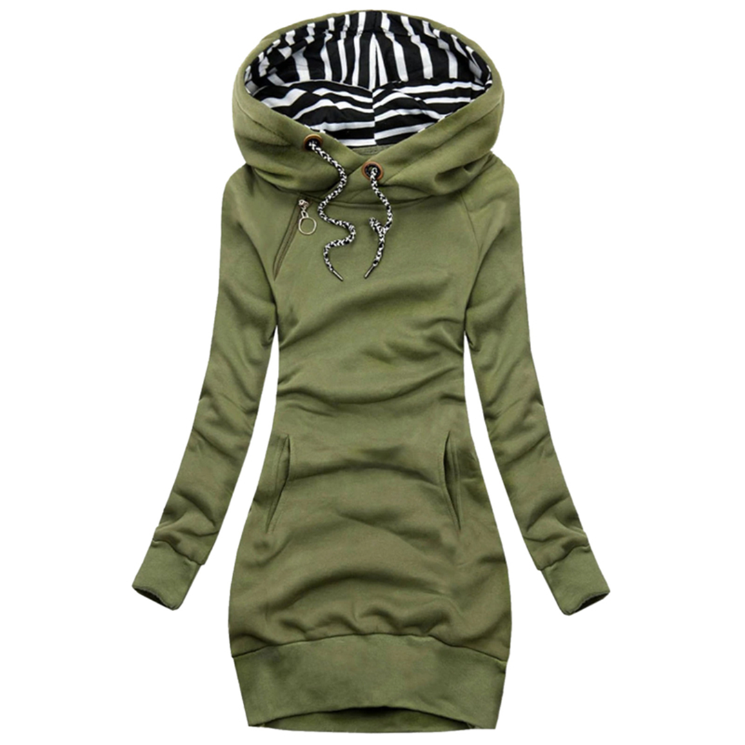 MARLEY | HOODED SWEATER DRESS