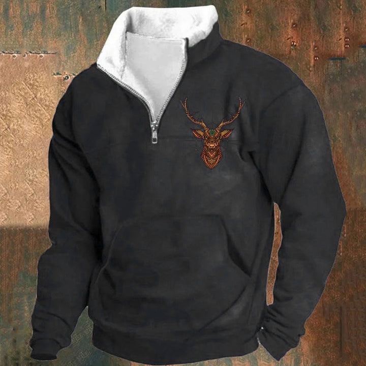 THOMAS | STAG PRINT JUMPER