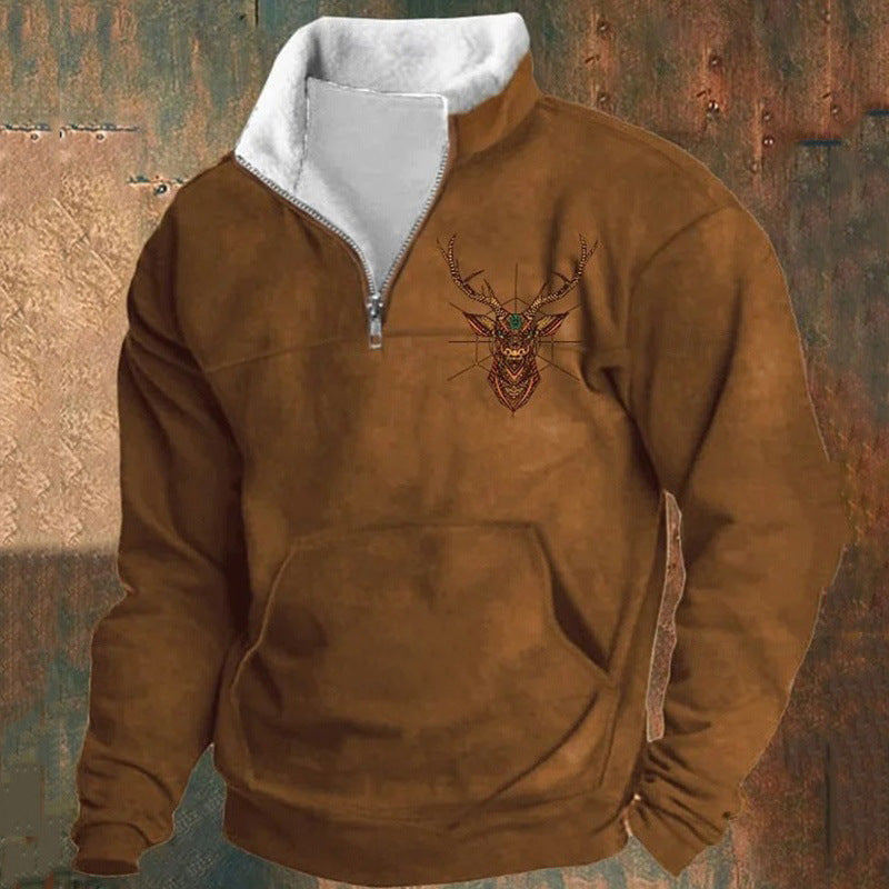 THOMAS | STAG PRINT JUMPER