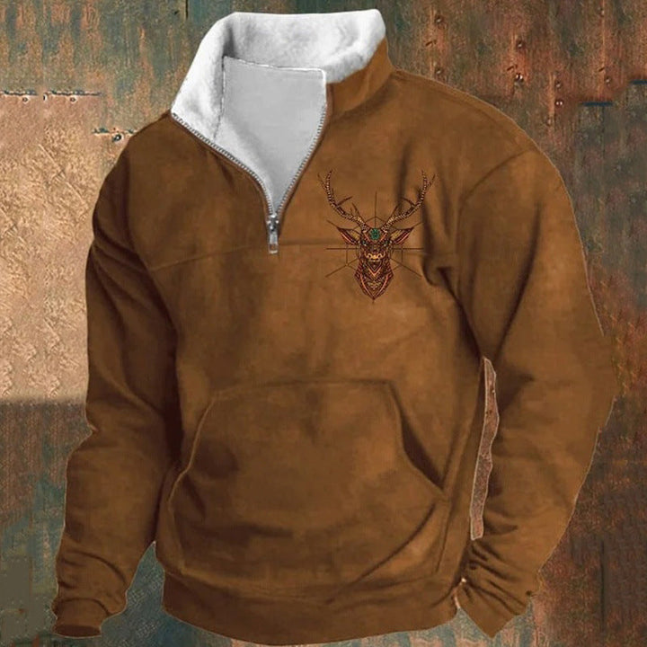 THOMAS | STAG PRINT JUMPER