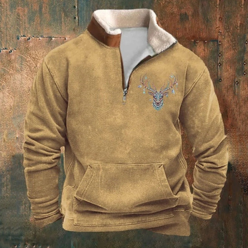 THOMAS | STAG PRINT JUMPER