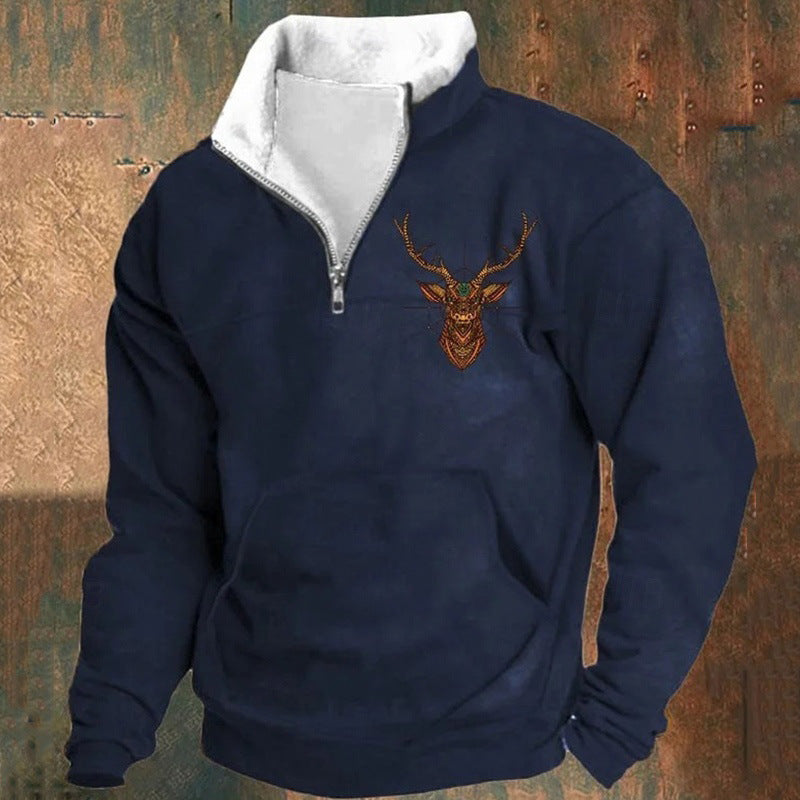 THOMAS | STAG PRINT JUMPER