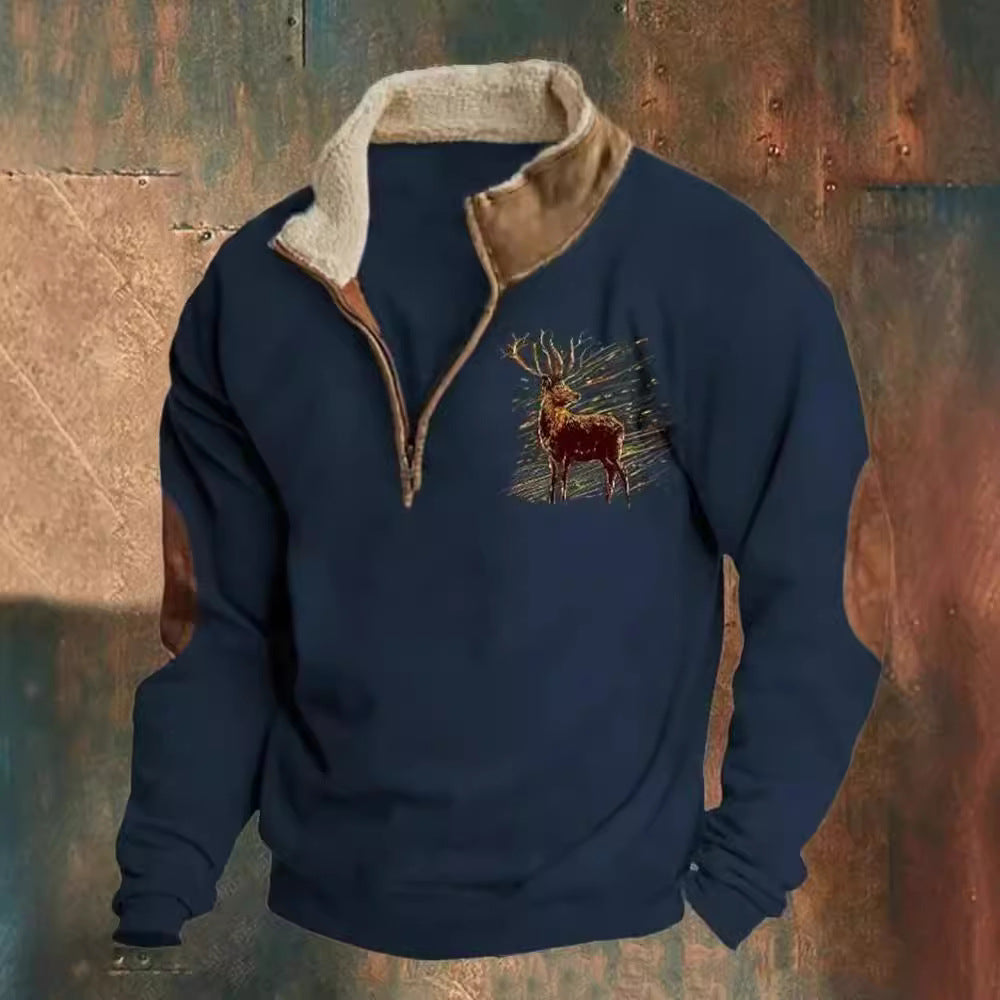 THOMAS | STAG PRINT JUMPER