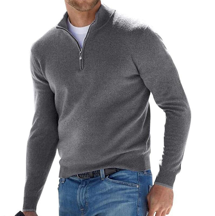 CALLUM | HALF-ZIP WINTER SWEATER