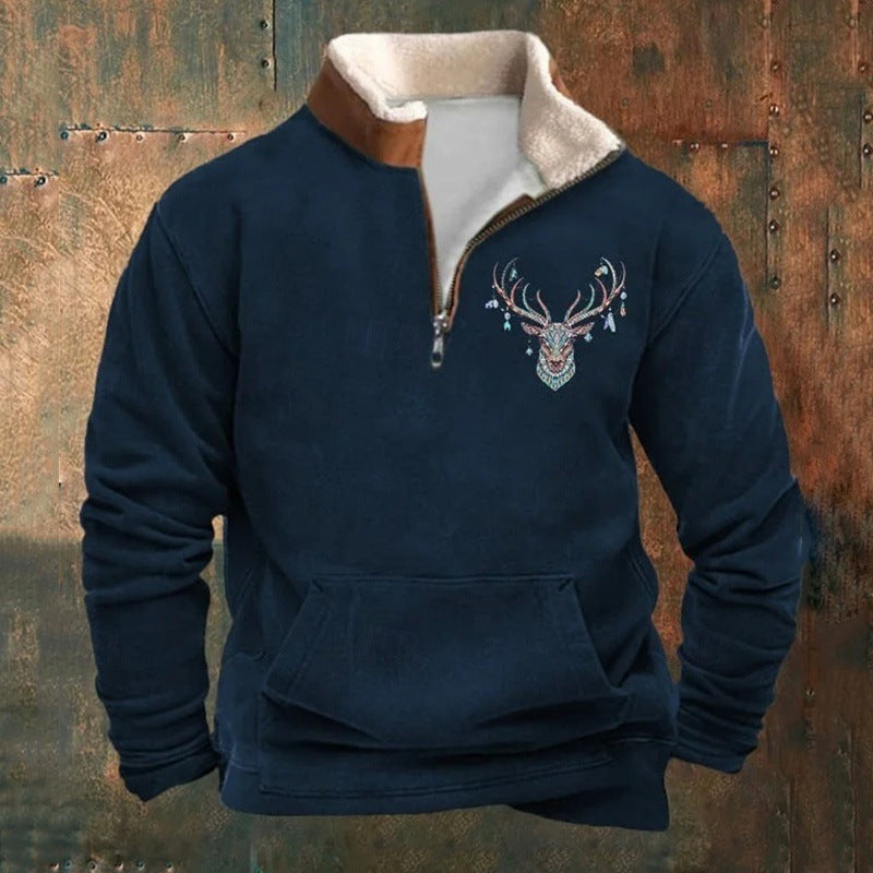 THOMAS | STAG PRINT JUMPER