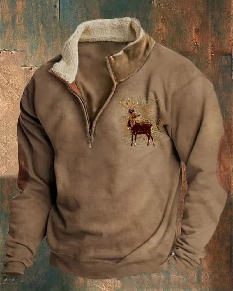 THOMAS | STAG PRINT JUMPER