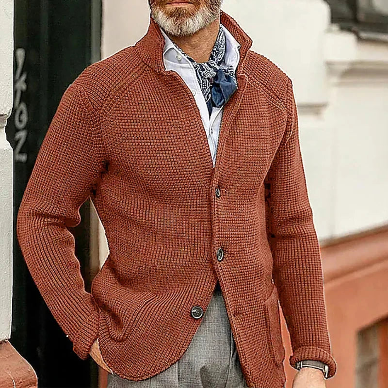 HARRIS | KNITTED BUTTON-UP CARDIGAN