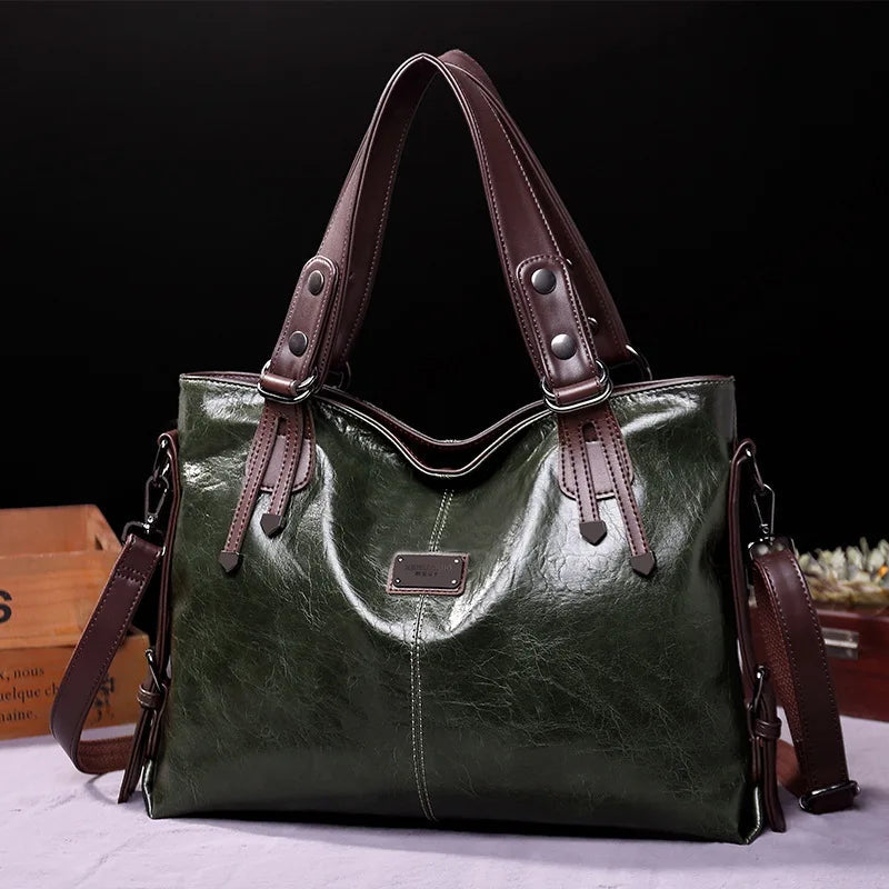 ARALYN - REFINED SOFT LEATHER TOTE BAG