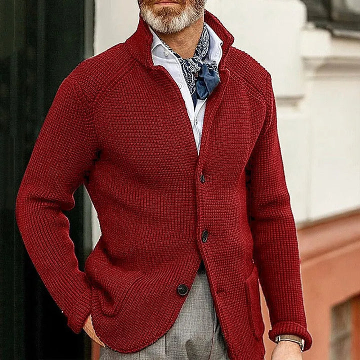 HARRIS | KNITTED BUTTON-UP CARDIGAN