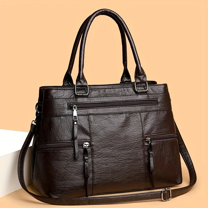 ELEANOR | LEATHER TOTE BAG