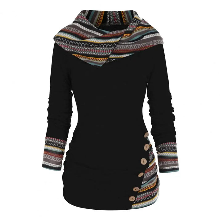FLORENCE | TRIBAL HOODED PULLOVER