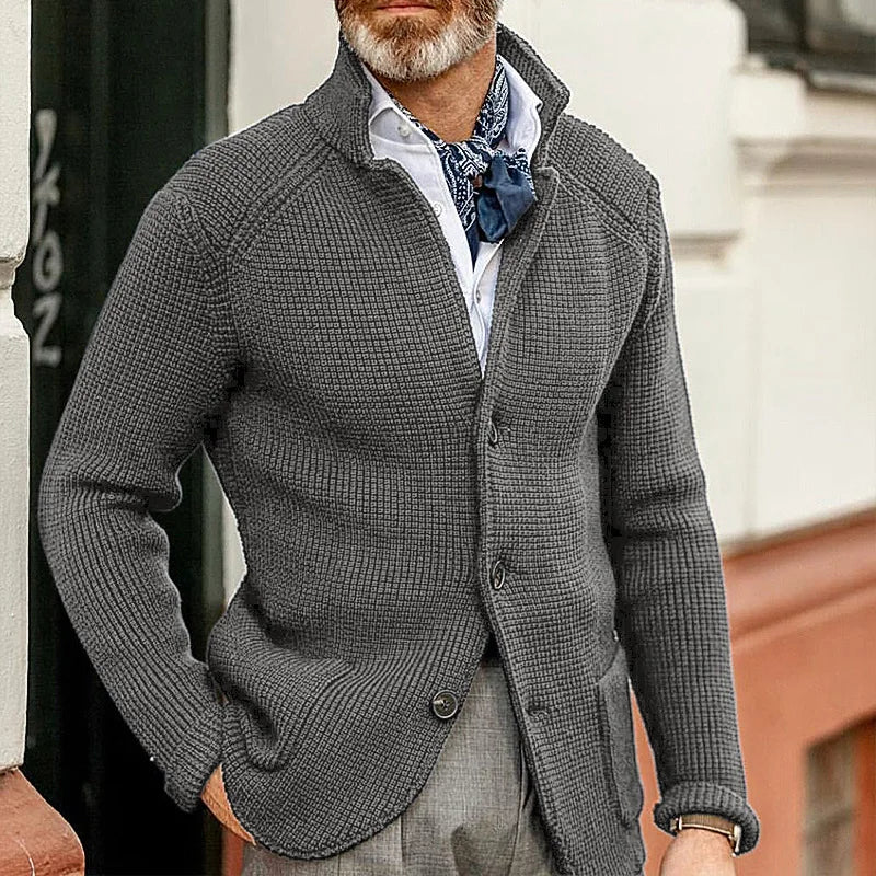 HARRIS | KNITTED BUTTON-UP CARDIGAN