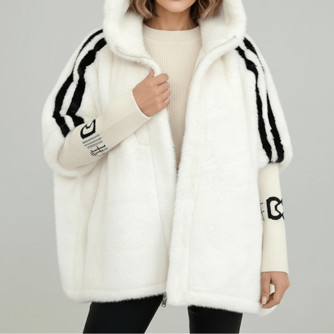 MATILDA | HOODED FAUX FUR JACKET