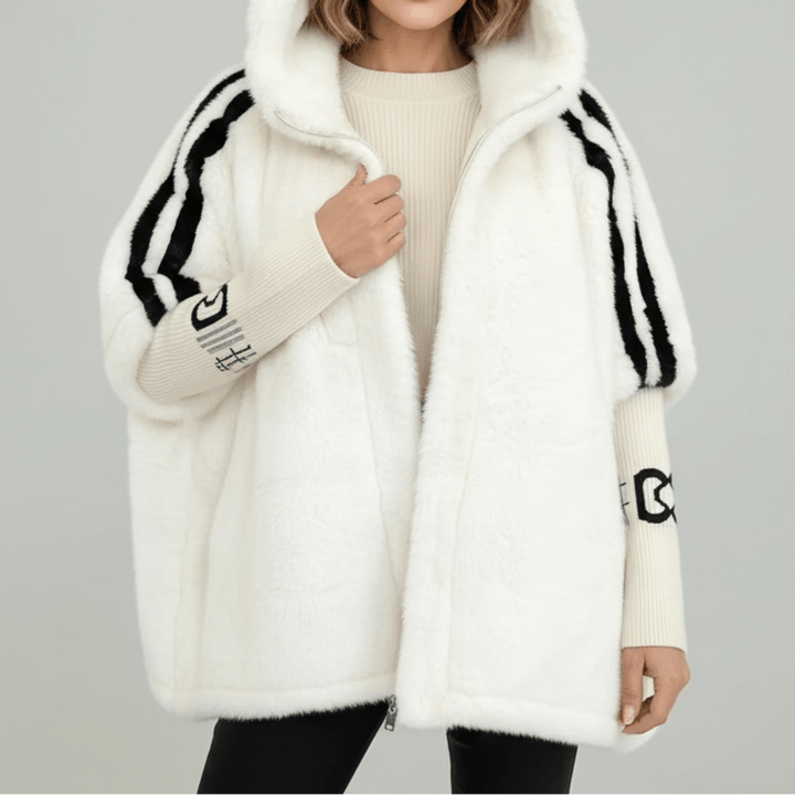 MATILDA | HOODED FAUX FUR JACKET