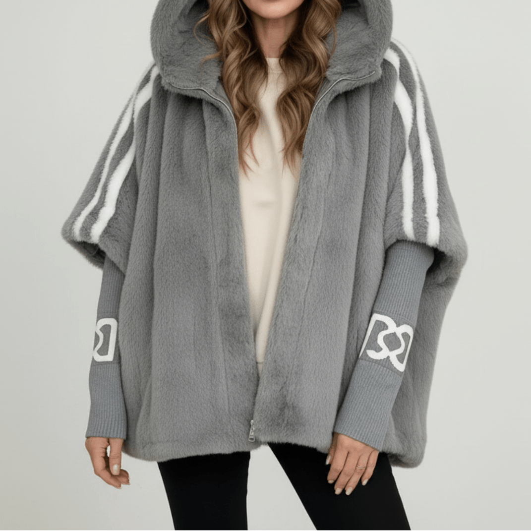 MATILDA | HOODED FAUX FUR JACKET