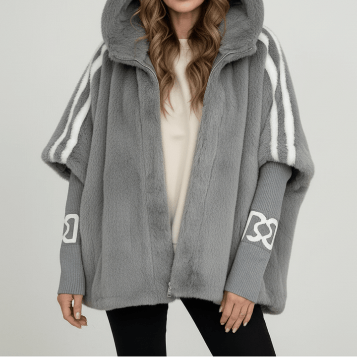MATILDA | HOODED FAUX FUR JACKET