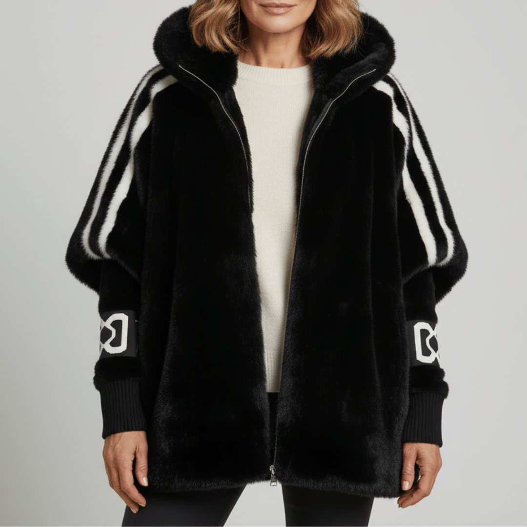 MATILDA | HOODED FAUX FUR JACKET