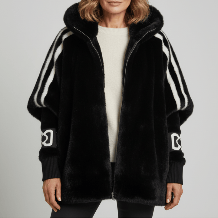 MATILDA | HOODED FAUX FUR JACKET