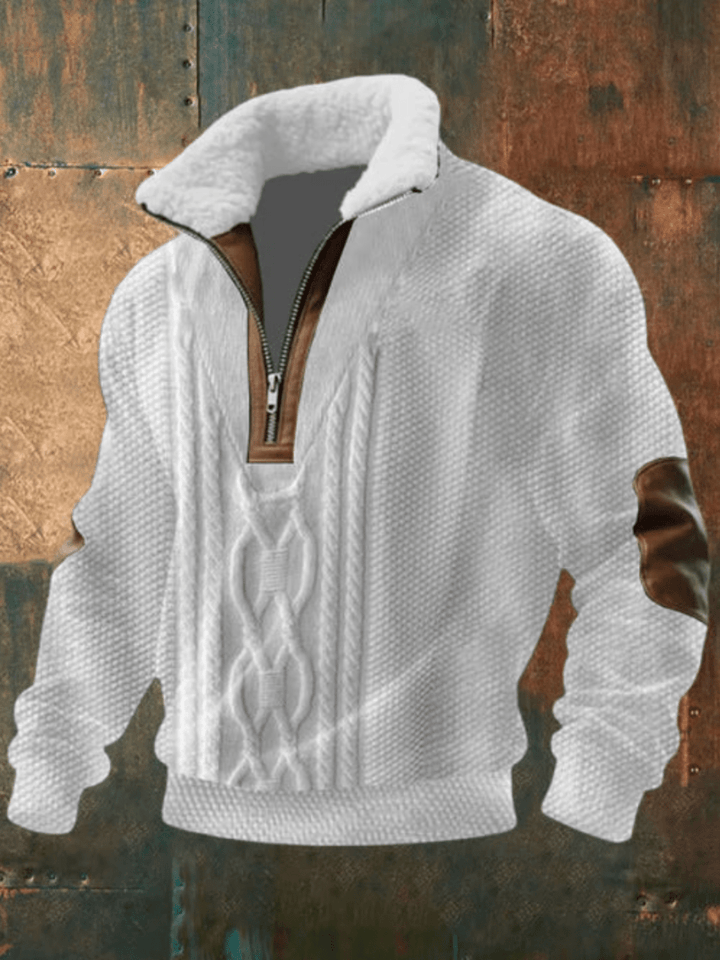 EDWARD | STYLISH FLEECE-COLLAR JUMPER