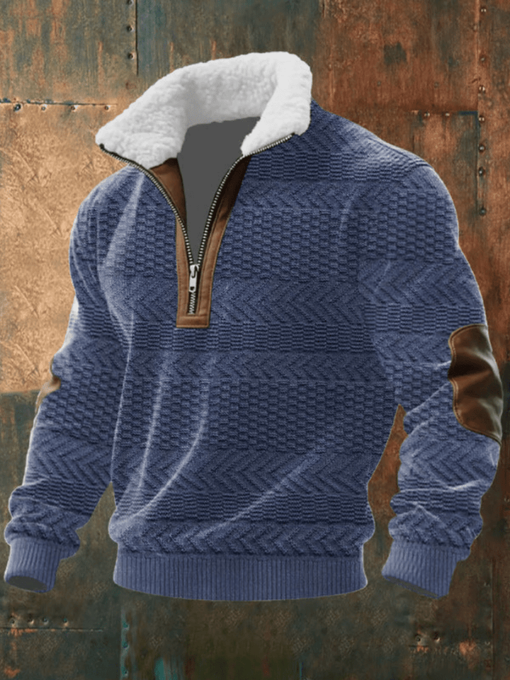 EDWARD | STYLISH FLEECE-COLLAR JUMPER