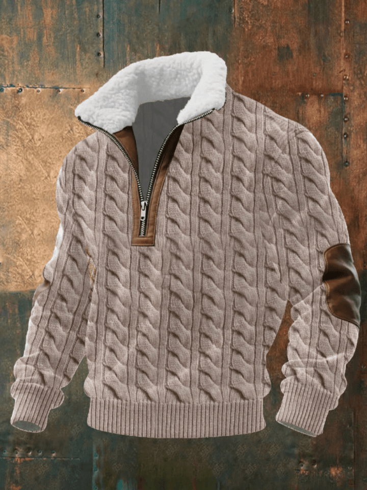 EDWARD | STYLISH FLEECE-COLLAR JUMPER